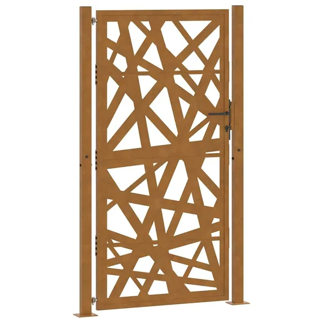 vidaXL Gartentor 100x175 Cortenstahl Rost Design Zauntor