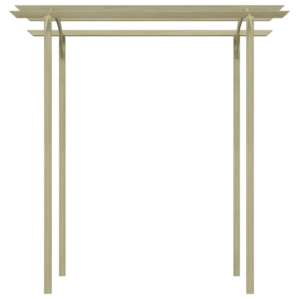 vidaXL Garten-Pergola Kiefernholz imprägniert 180x197x210 cm