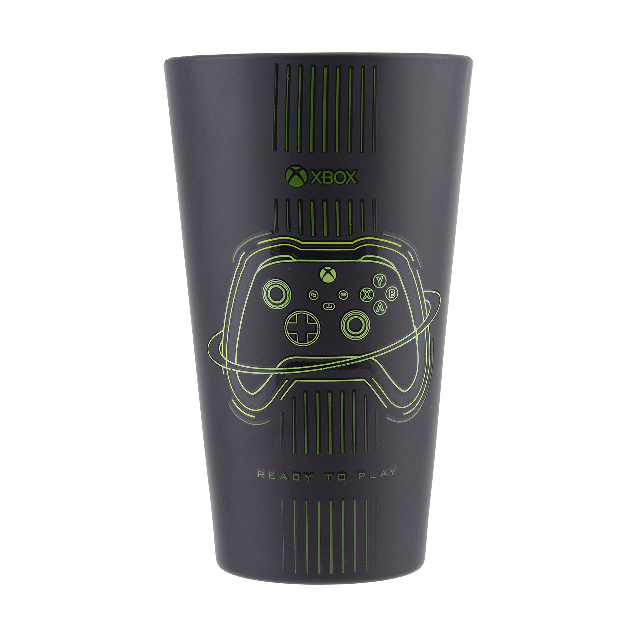 Paladone Xbox Trinkglas 400 ml Tumbler mattschwarz
