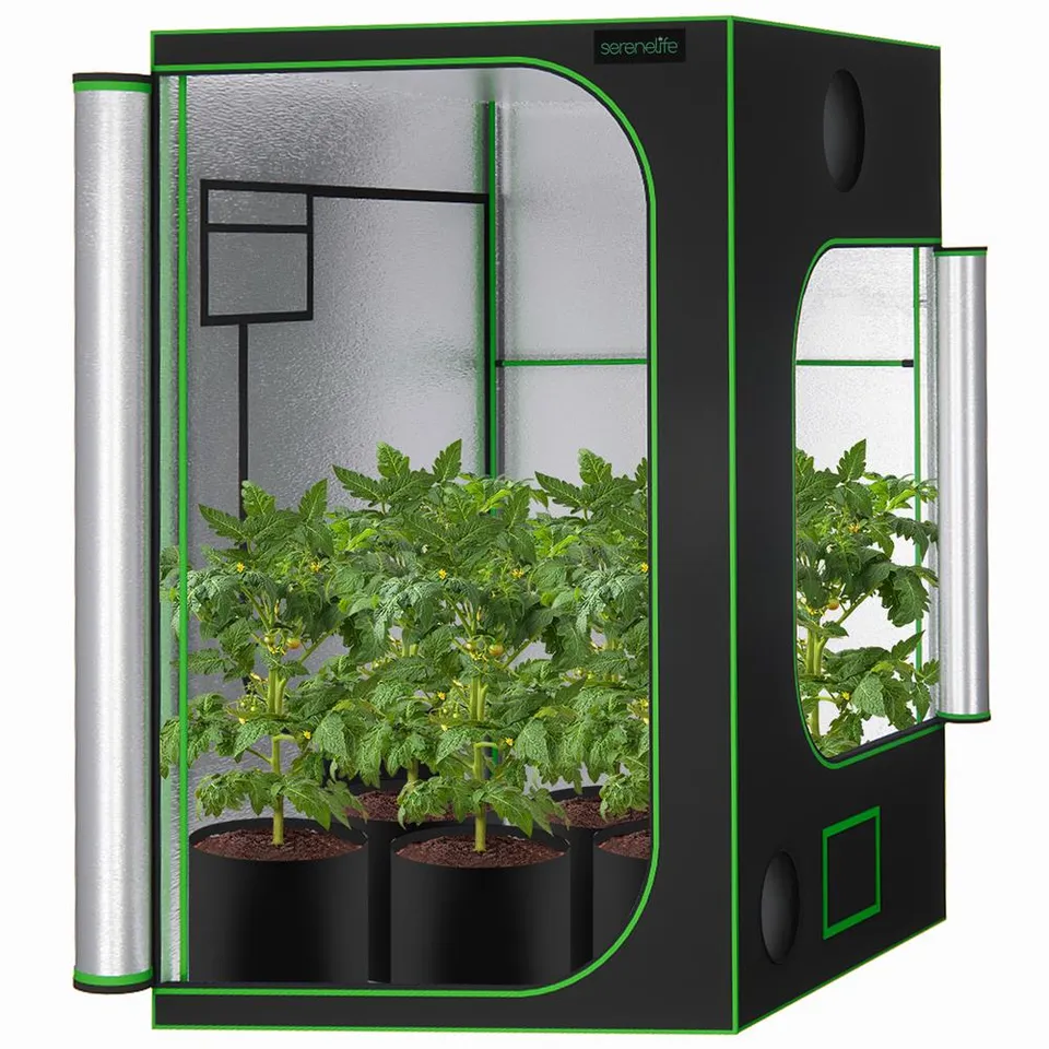 Serenelife Indoor Garden Growzelt 152x152x203 Mylar