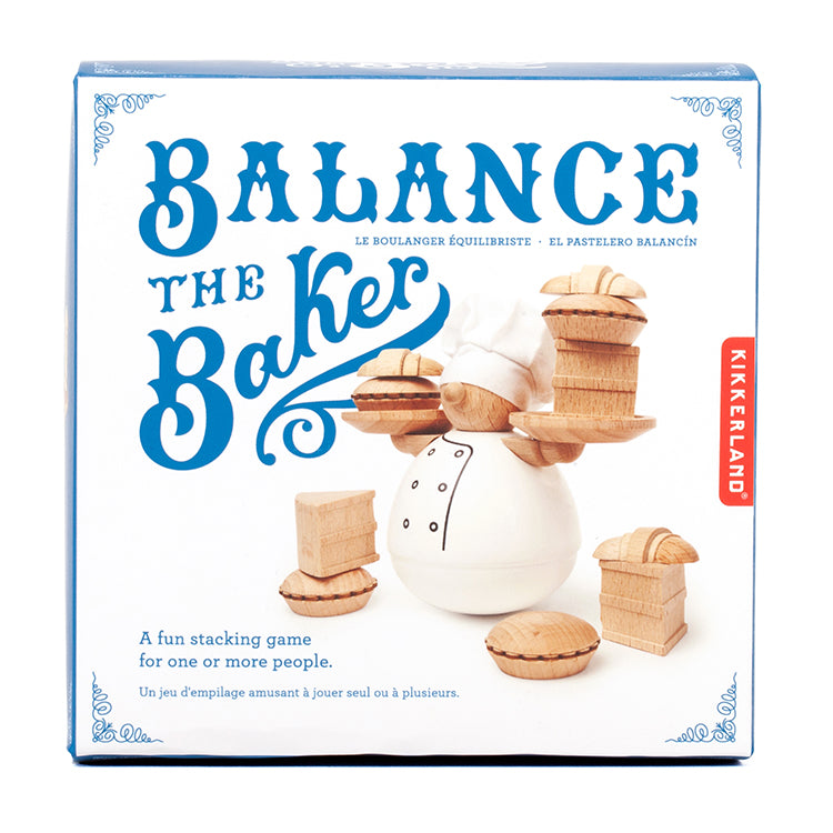 KIKKERLAND Home Balance the Baker Stapelspiel Geschicklichkeit