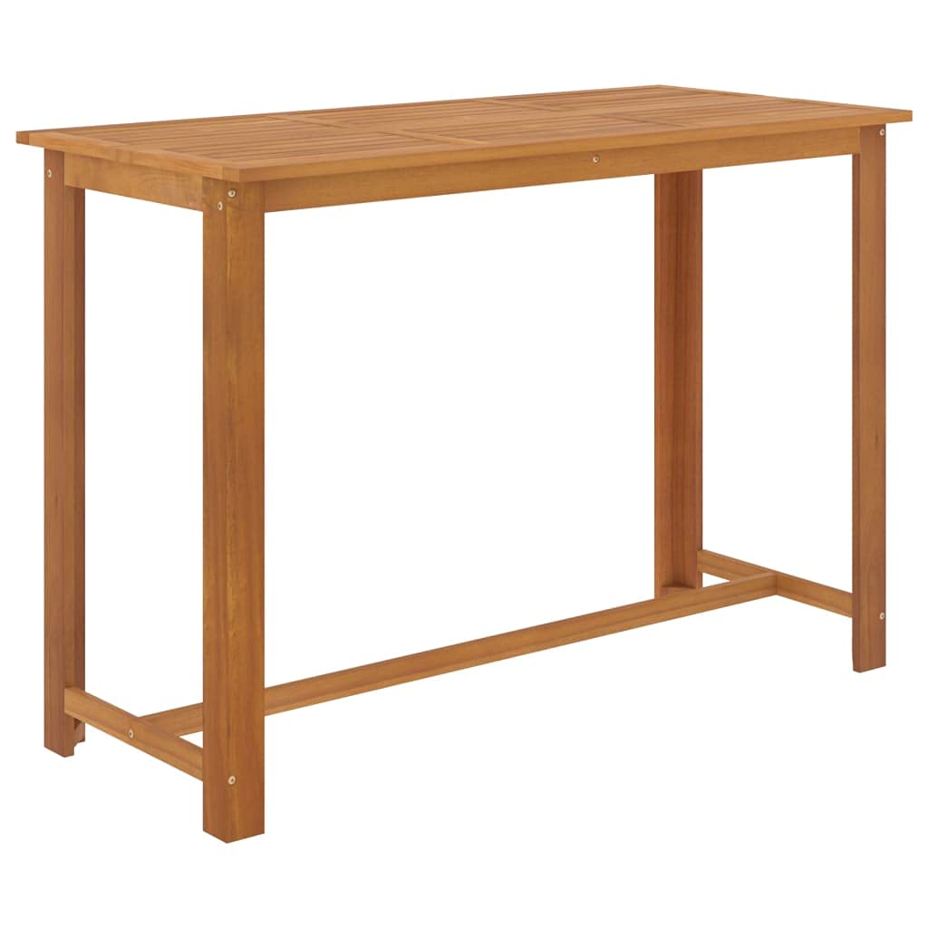vidaXL Gartenbar Set 9-tlg Schwarz Akazie Rattan mit Kissen