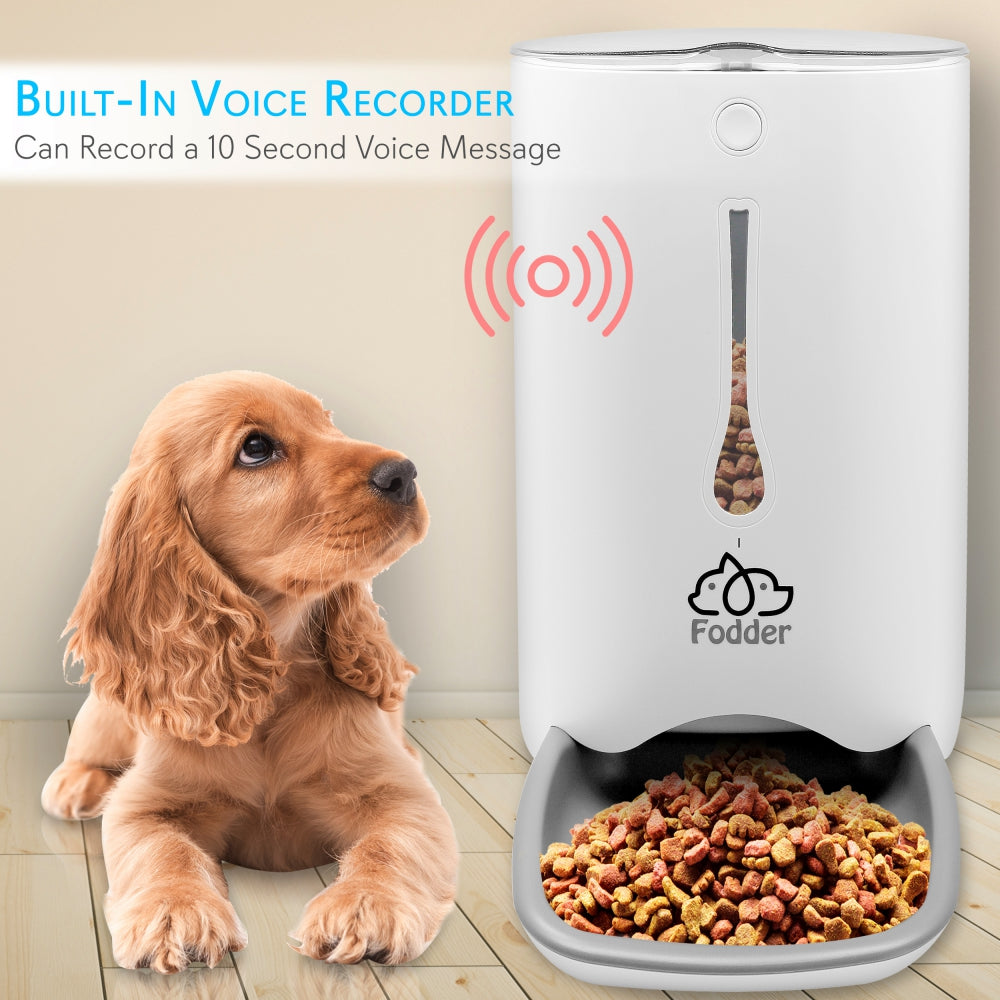 Serenelife Futterautomat 7L Display Sprachaufnahme Hund Katze