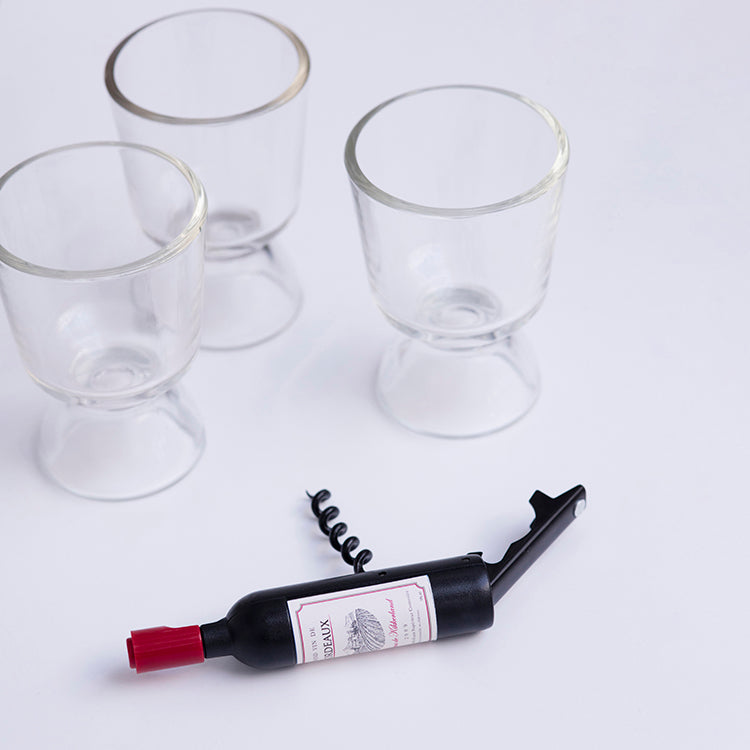 Kikkerland Bordeaux Korkenzieher Magnetisch Mini Wein
