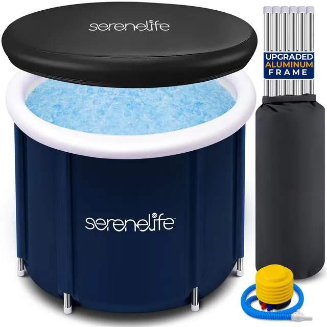 Serenelife Massage Eisbadewanne Aufblasbar 298 L PVC