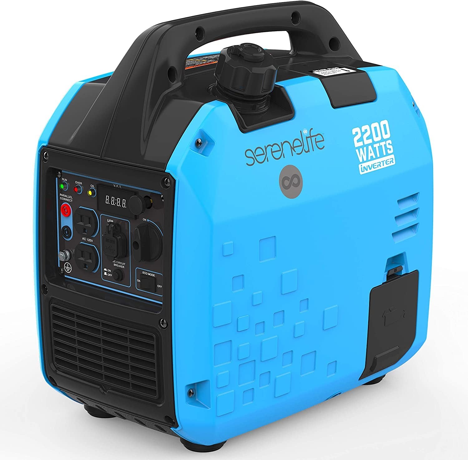Serenelife Inverter Stromerzeuger 2200W Tragbar mit USB