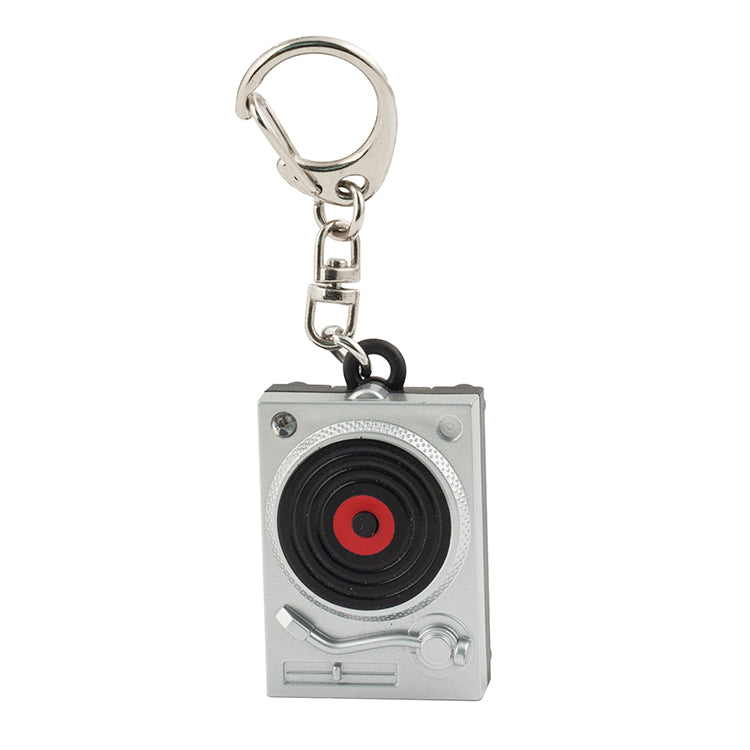 Kikkerland Home Turntable Schlüsselanhänger LED Sound