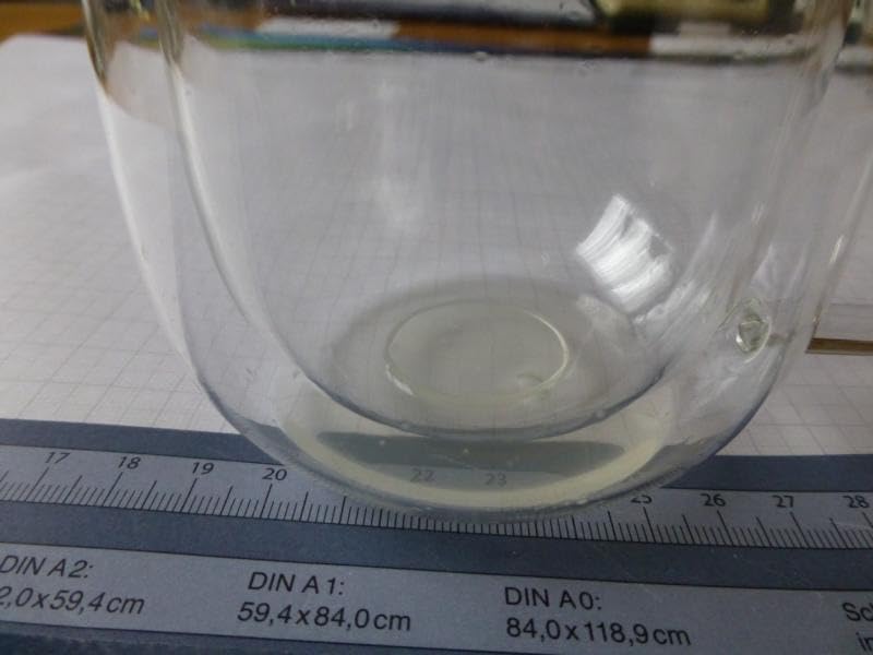 Intirilife Thermo-Gläser doppelwandig 150 ml 2 Stück mit Henkel
