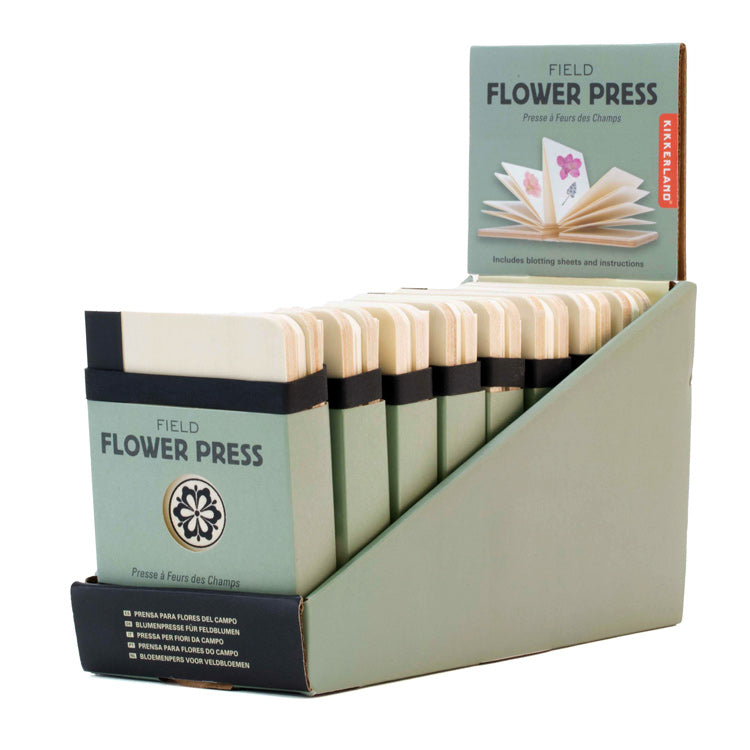 Kikkerland Home Field Flower Press Blumenpresse tragbar