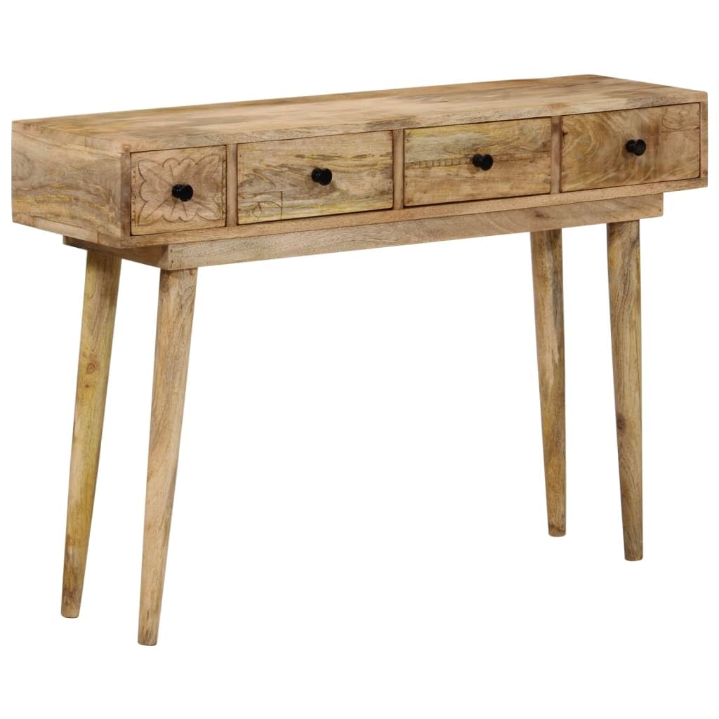 vidaXL Möbel Konsolentisch 110x30x75 cm Massivholz Mango