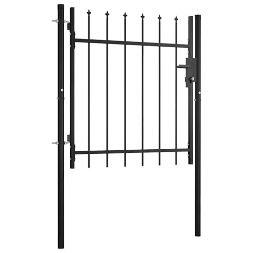 vidaXL Boxtel Gartentor 100x75 cm Stahl Speerspitze