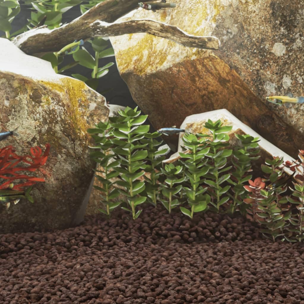 vidaXL Lavagranulat Lavastein rot 25 kg 5-8 mm Aquarium