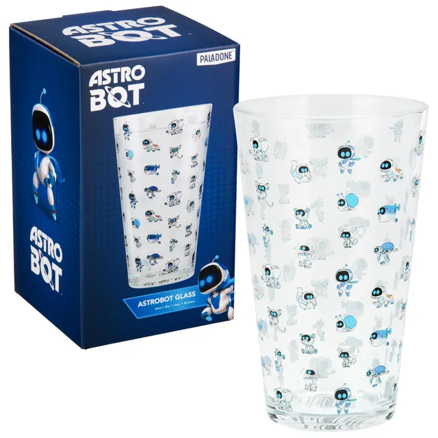 Paladone Astrobot Trinkglas 400 ml Glas mit Tier-Motiv