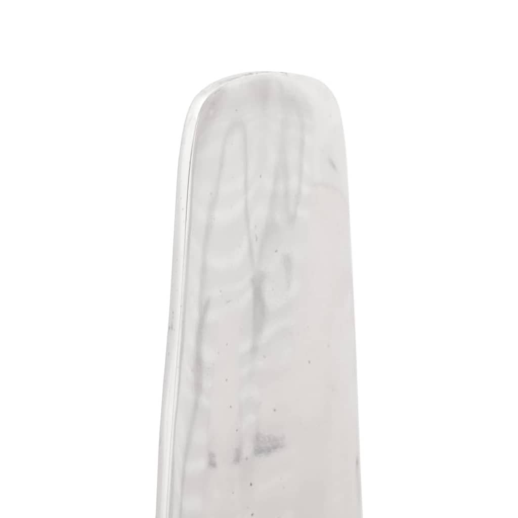 vidaXL Heim & Garten Skulptur Silber Aluminium 110 cm