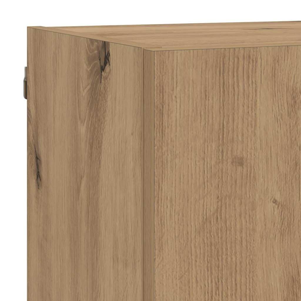 vidaXL TV-Wandeinheiten 5 Stk. LED Artisan-Eiche Holz