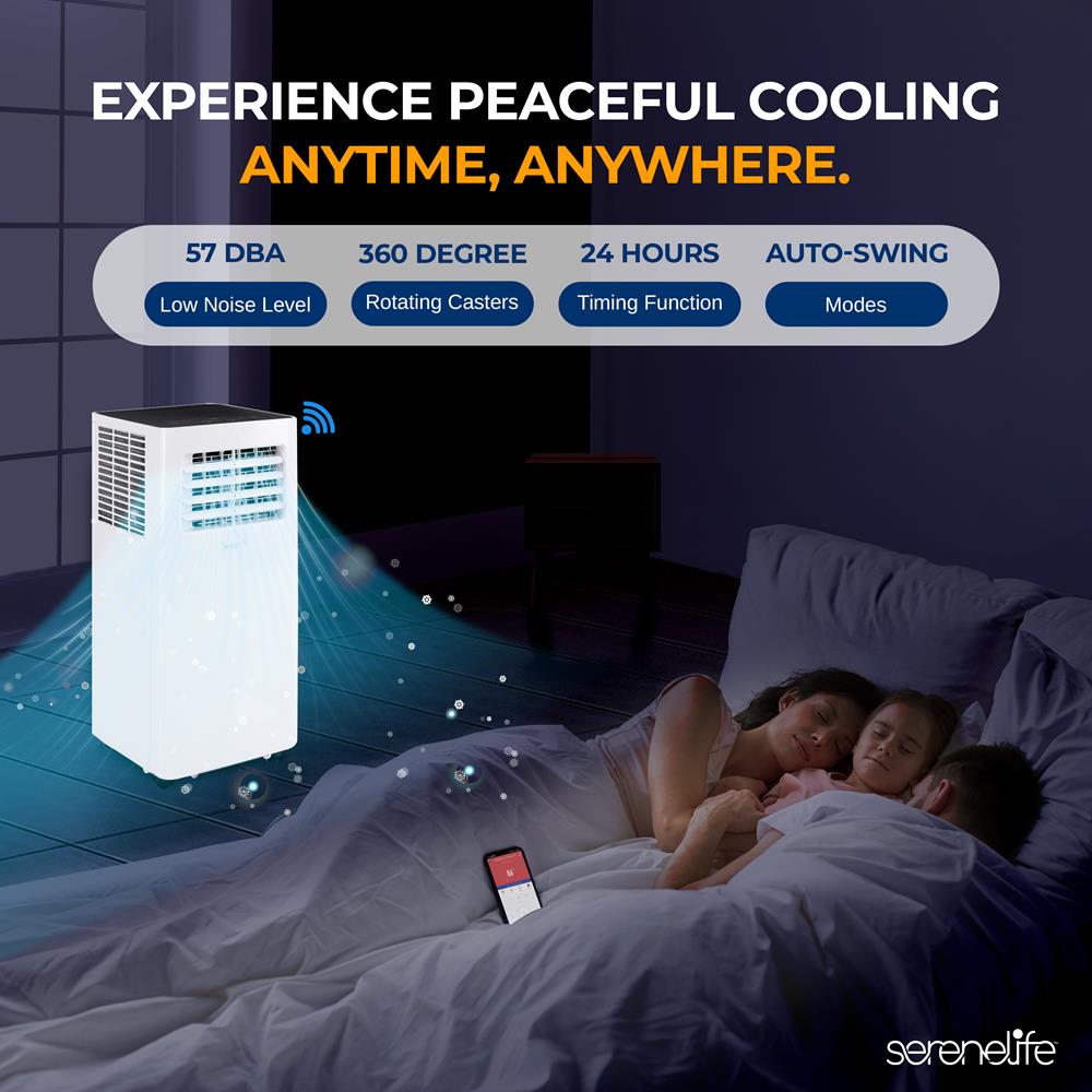 Serenelife Portable AC Klimagerät Mobil 8000 BTU