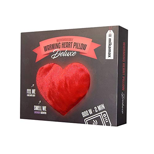 Mikamax Fun & Plush Warmes Herzkiss Deluxe Wärmekissen Lavendel