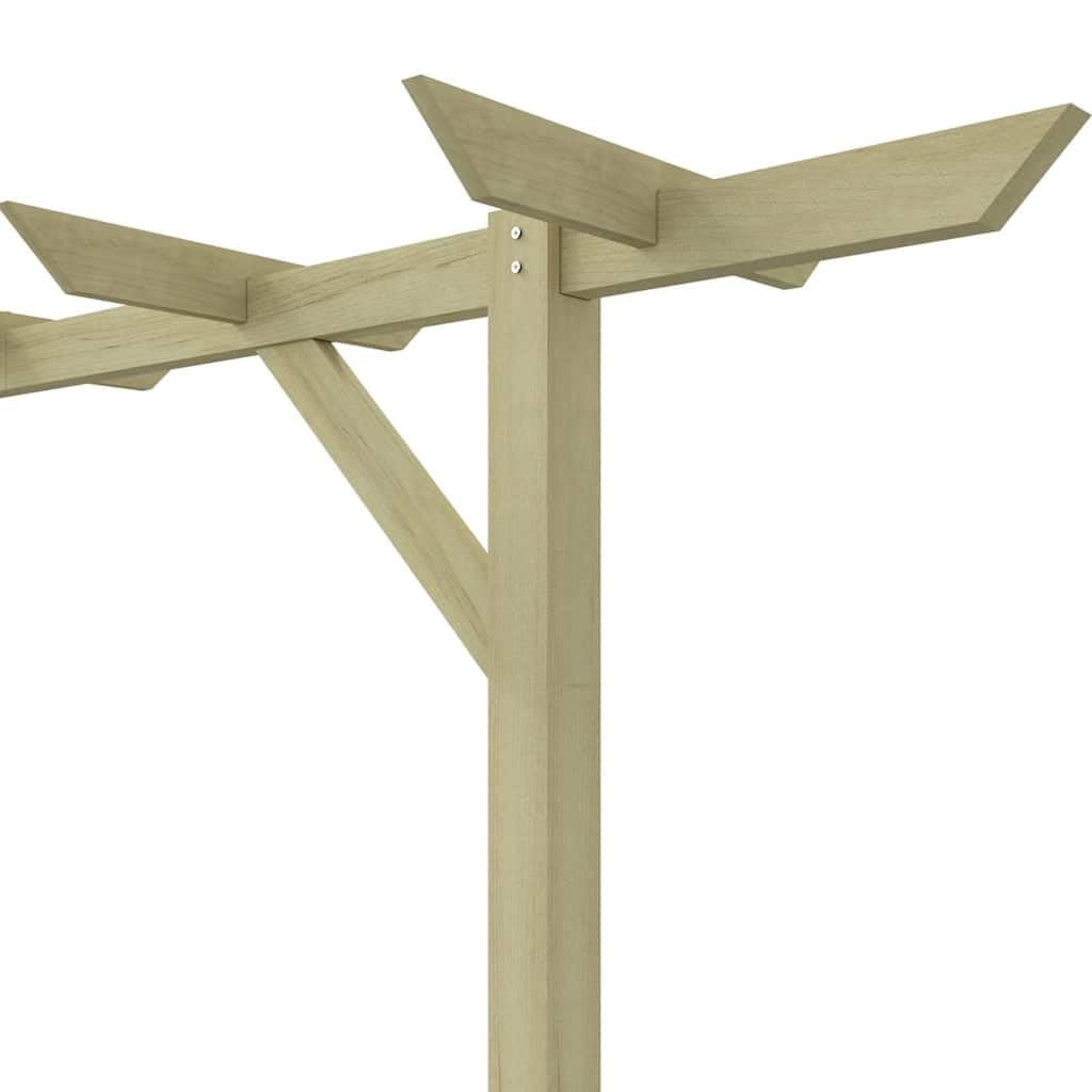 vidaXL Gartenlaube Holz Pergola 200x40x205cm Rosenbogen