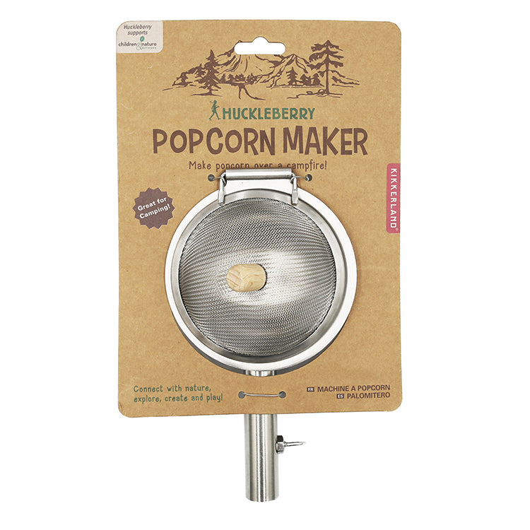 Kikkerland Huckleberry Popcorn Maker Lagerfeuer Pfanne