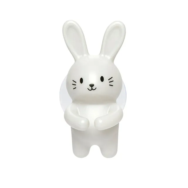 Kikkerland Rabbit Zahnbürstenhalter Hase Saugnapf