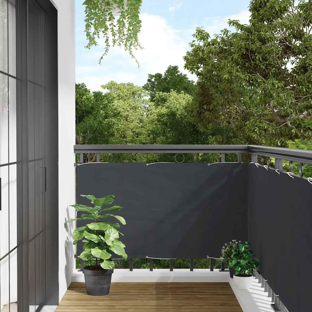 vidaXL Heim & Garten Sichtschutz Anthrazit 800x120 cm PVC
