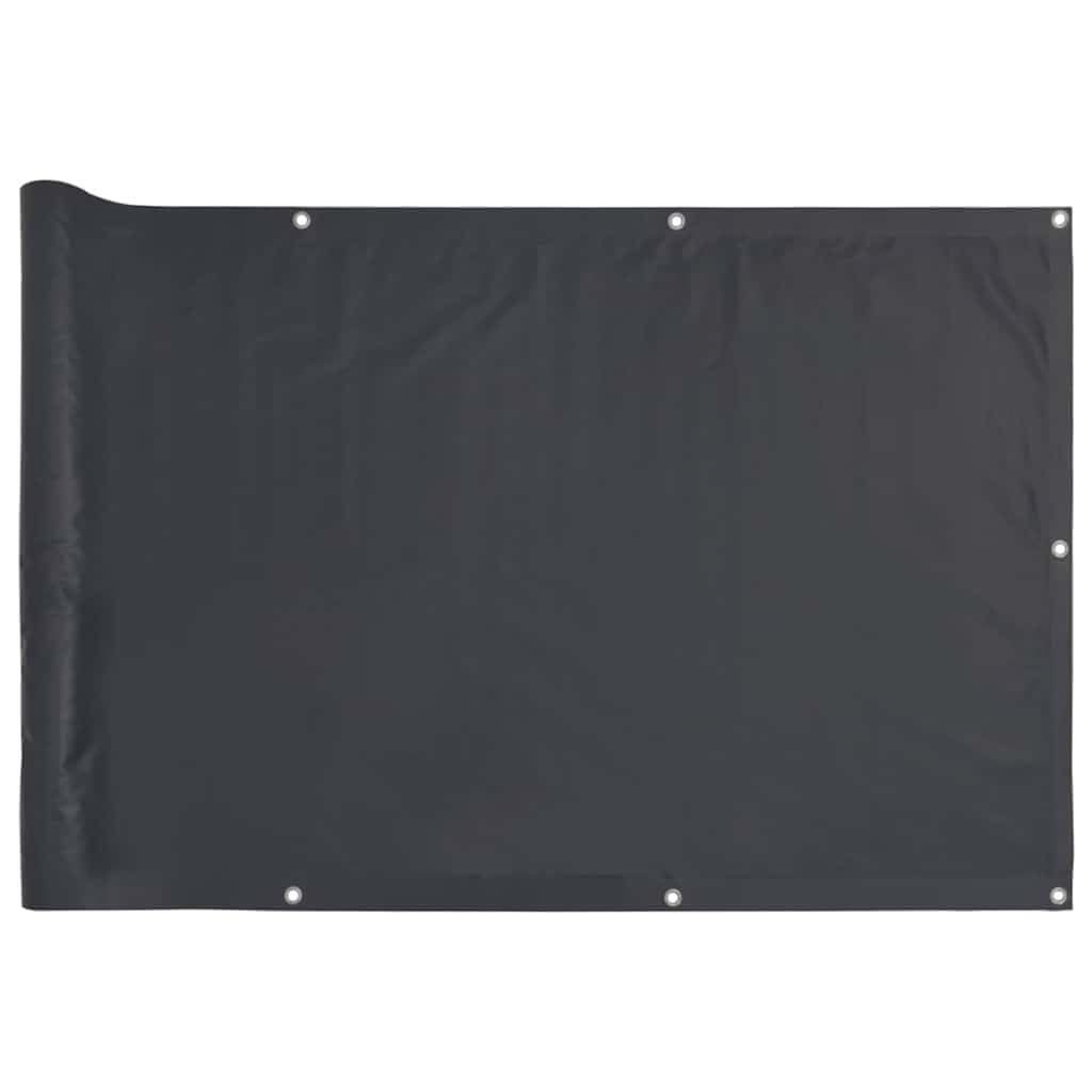 vidaXL Heim & Garten Sichtschutz Anthrazit 700x120 cm PVC