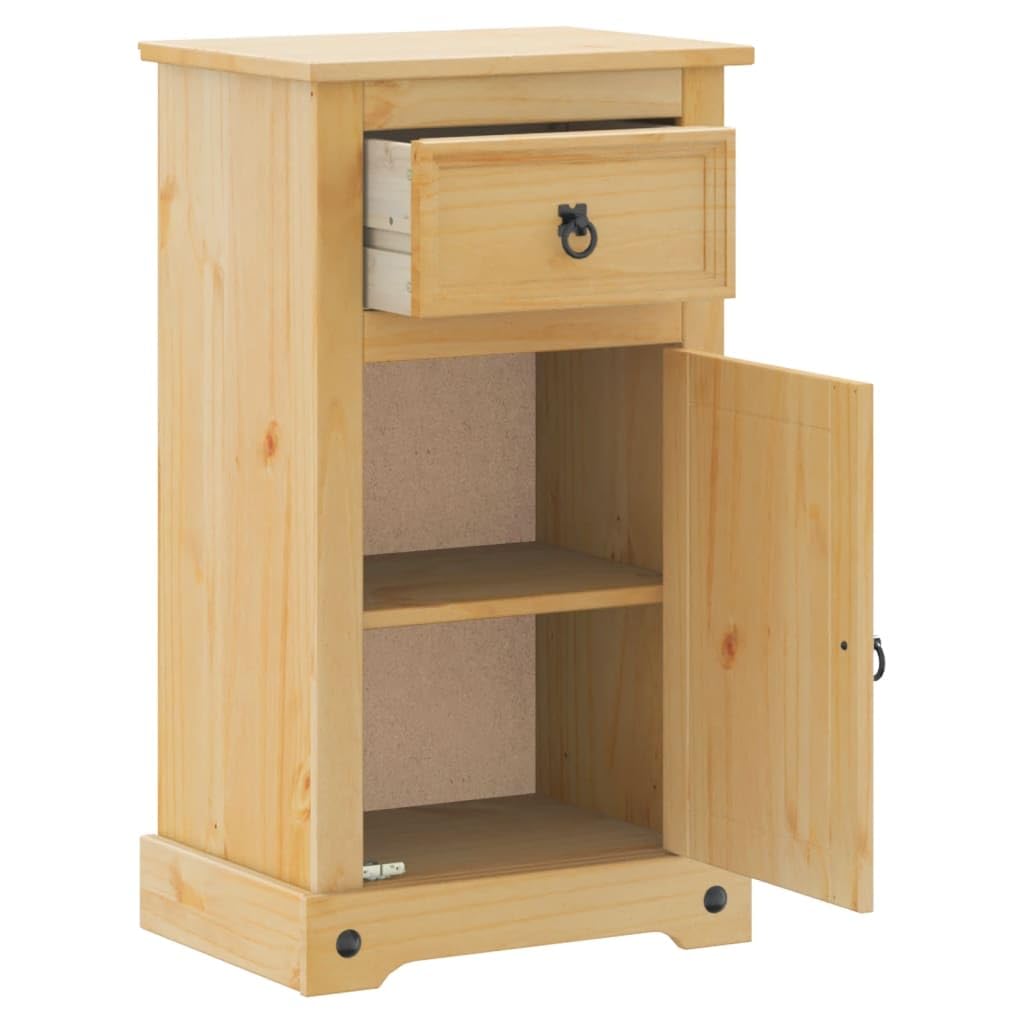 vidaXL Corona Badschrank Kiefer 45x33x80 cm Massivholz