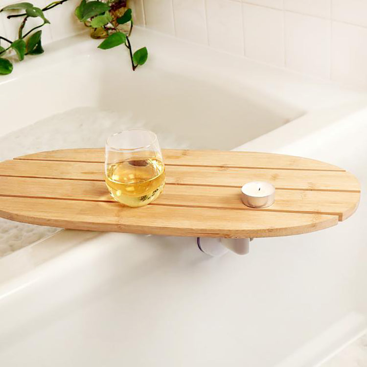 Kikkerland Home Bamboo Bath Caddy Badewannenablage Bambus