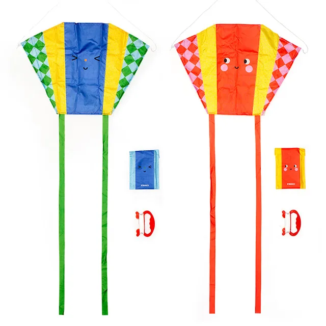 Kikkerland Kidoki Funny Faces Taschendrachen sortiert faltbar