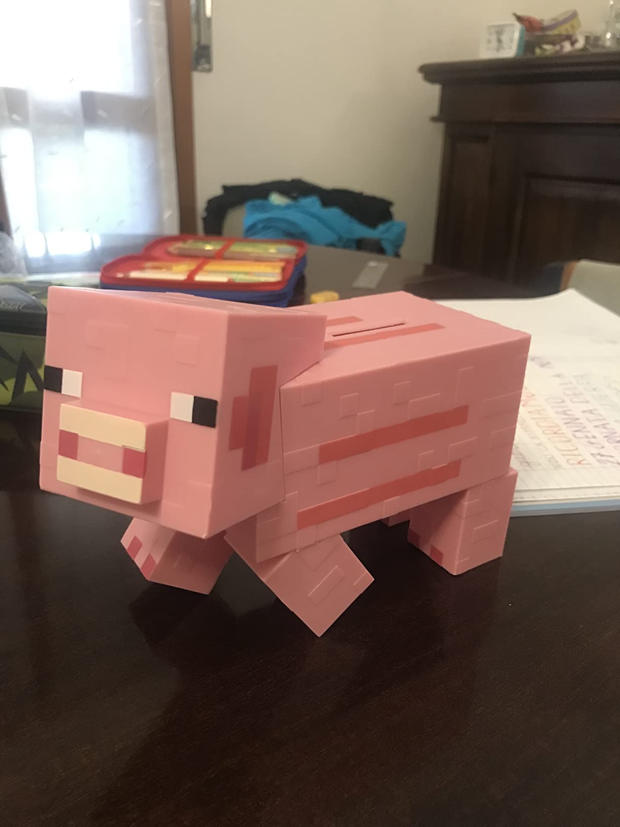 Paladone Homeware Minecraft Sparschwein Schwein rosa 19 cm