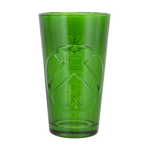Paladone Xbox Glas grün Trinkglas offiziell lizenziert