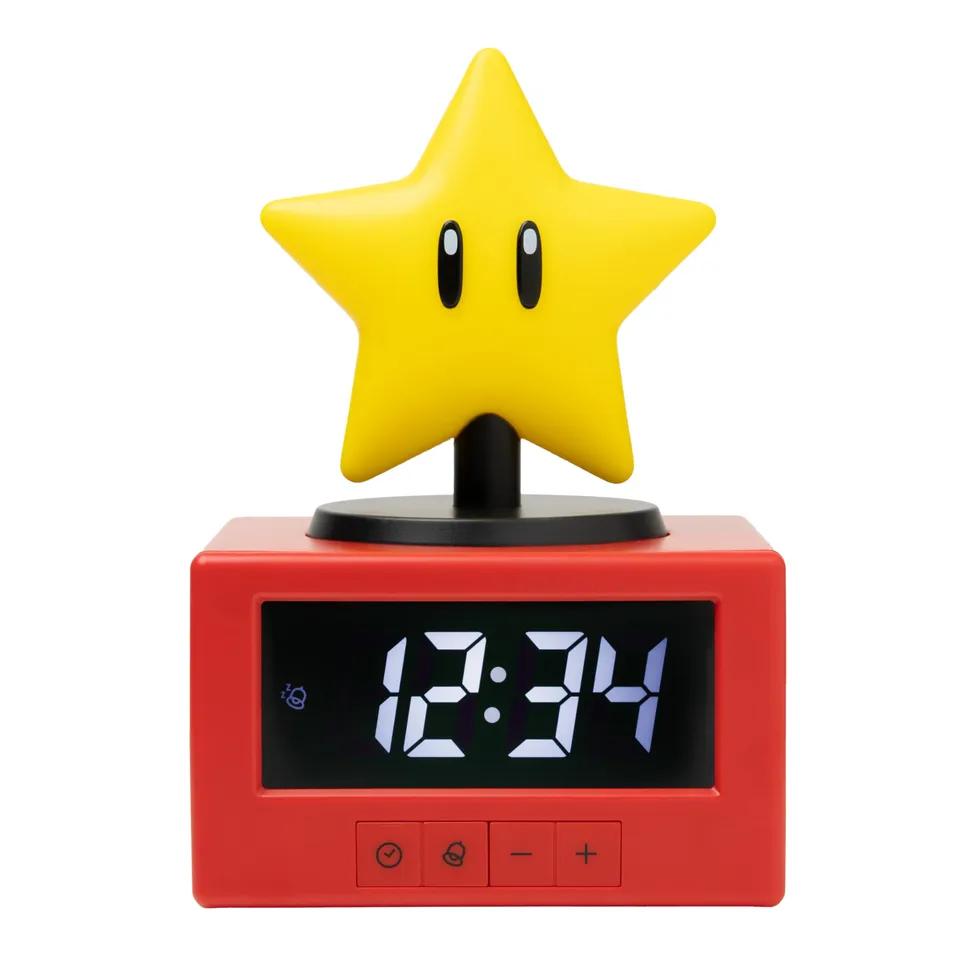 Paladone Nintendo Super Star Wecker Nachtlicht 15 cm Figur