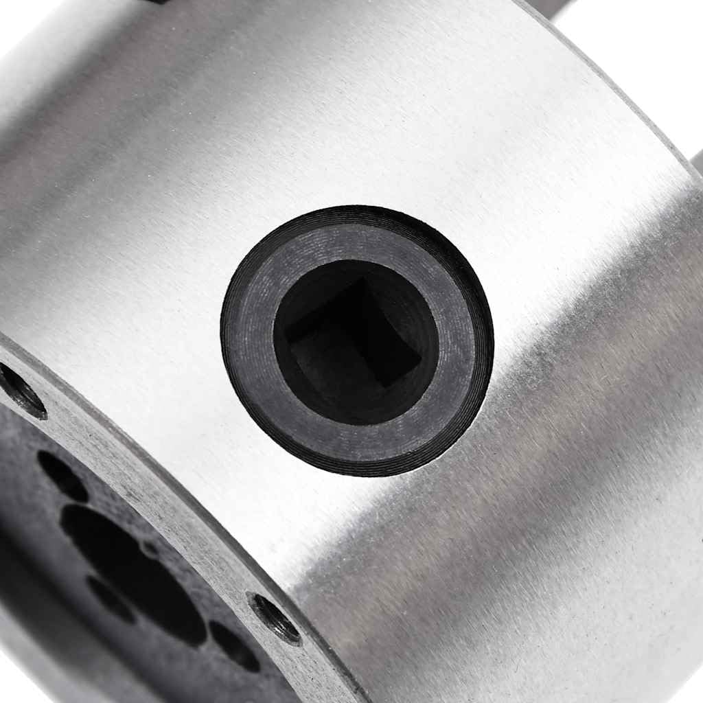 vidaXL Drehfutter 3-Backen Selbstzentrierend 80 mm Stahl