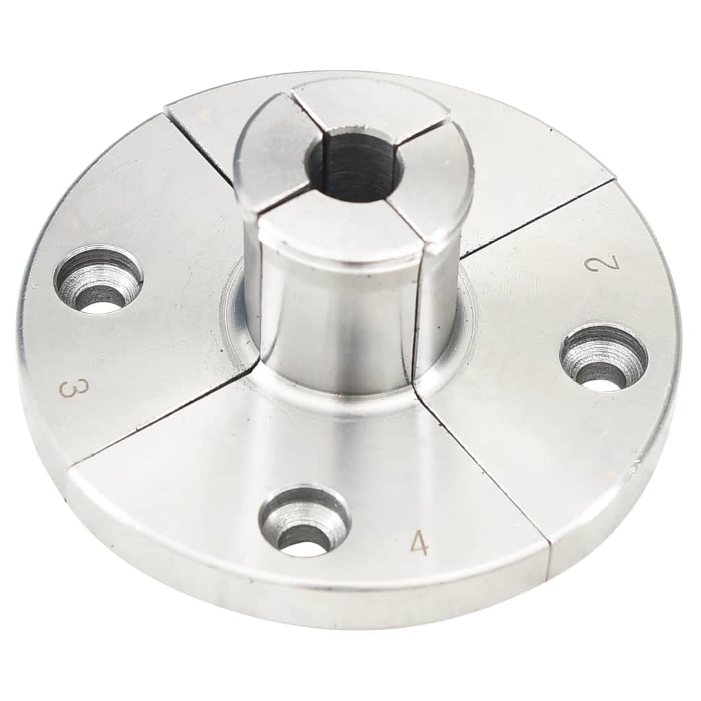 vidaXL Spannfutter Set 3,75 Zoll Stahl selbstzentrierend