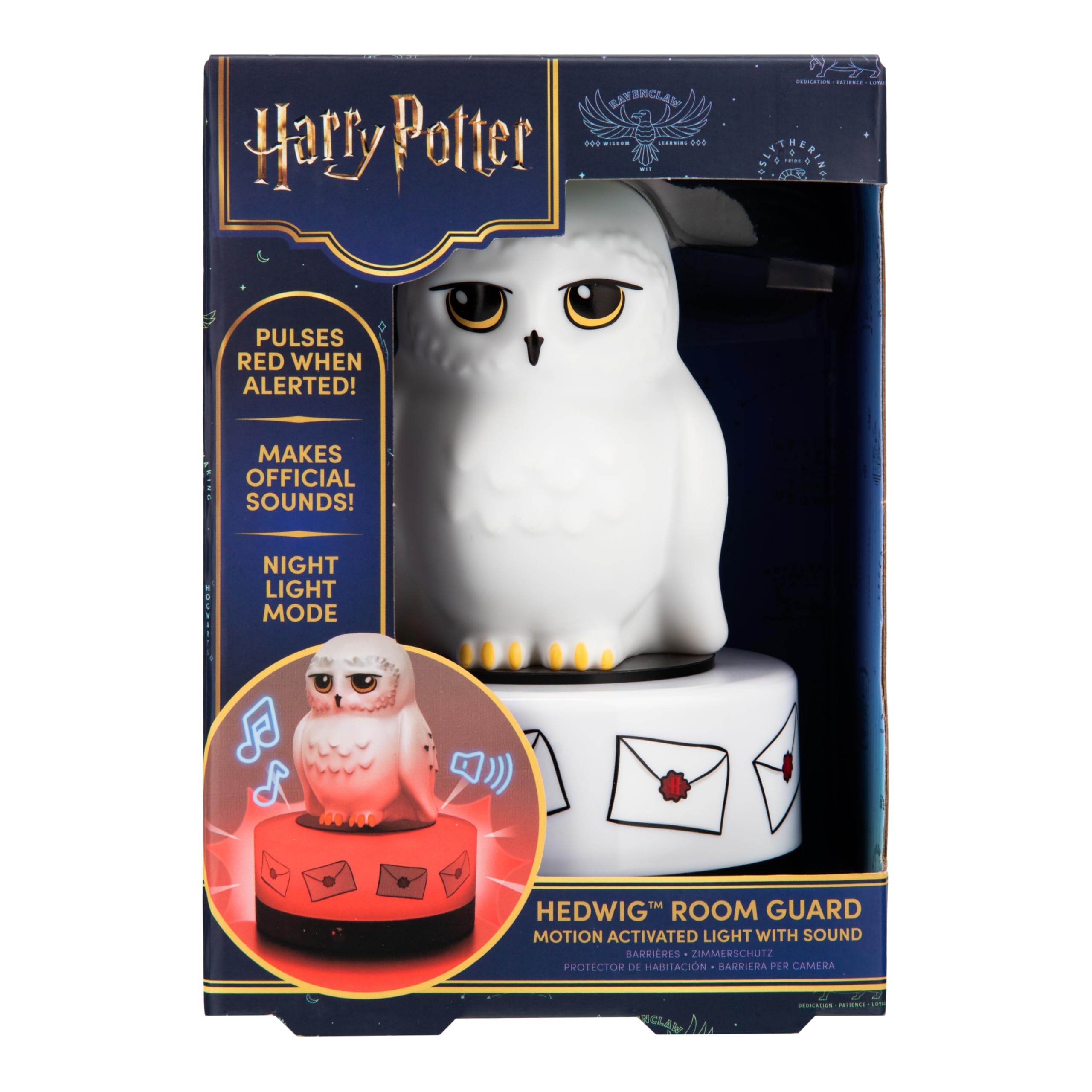 Paladone Hedwig Raumwächter Nachtlicht mit Bewegungsmelder 13 cm