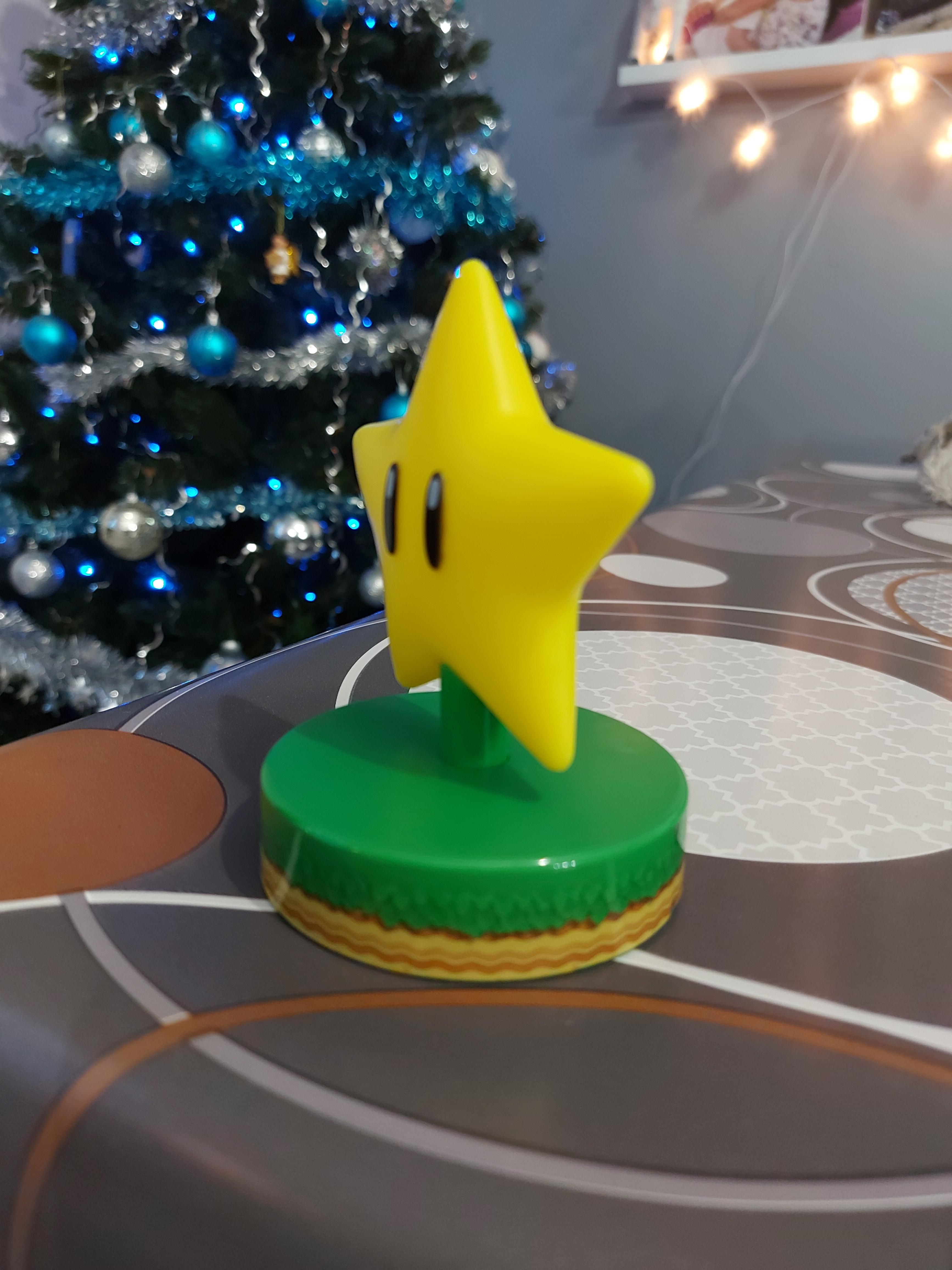 Paladone Mario Super Star Icon Light Gelb Nachtlicht