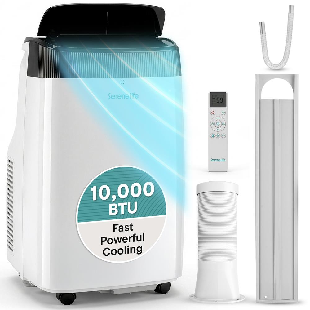 Serenelife Portable AC Klimagerät 10000 BTU Weiß