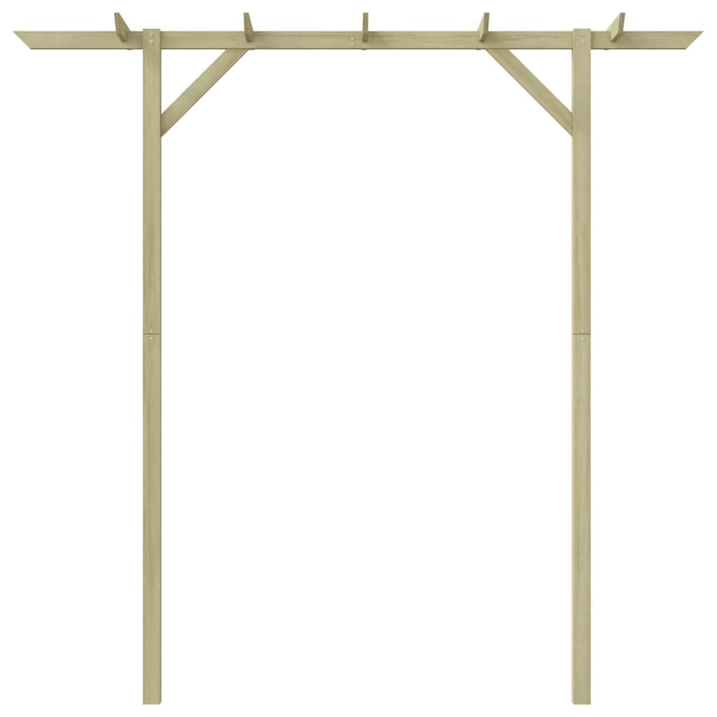 vidaXL Gartenlaube Holz Pergola 200x40x205cm Rosenbogen