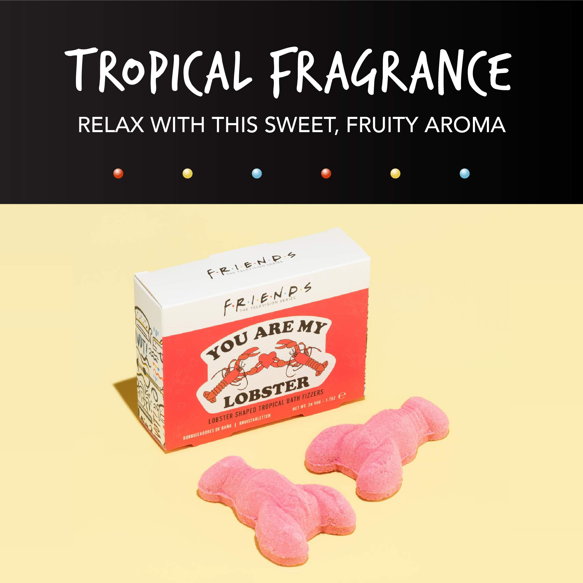 Paladone Friends Hummer Bad Fizzers 2x50 g Tropical