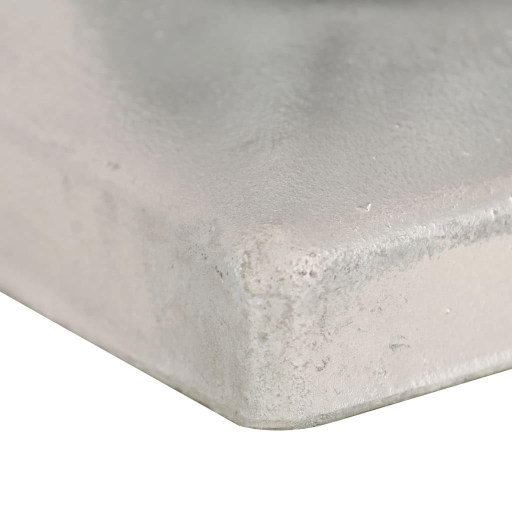 vidaXL Pfostenkappe Kugel Verzinkt 91x91mm 6 Stück
