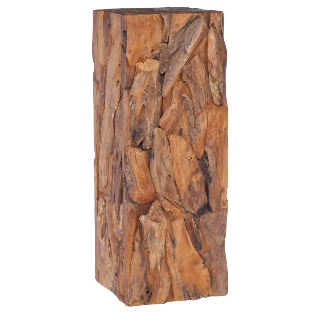 vidaXL Möbel Beistelltisch Teak Massiv 30x30x80 cm