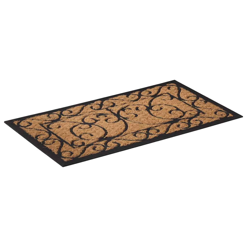 vidaXL Heim & Garten Fußmatte 45x75 cm rechteckig Kokos rutschfest