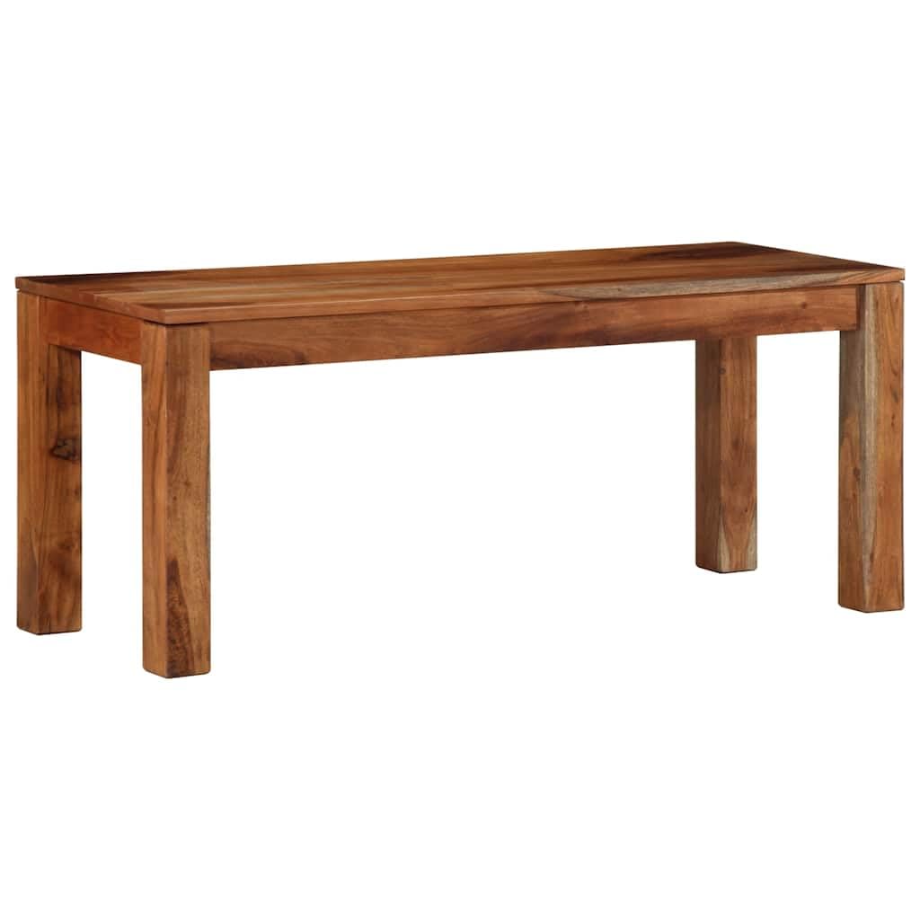 vidaXL Heim & Garten Bank 110 cm Massivholz Akazie