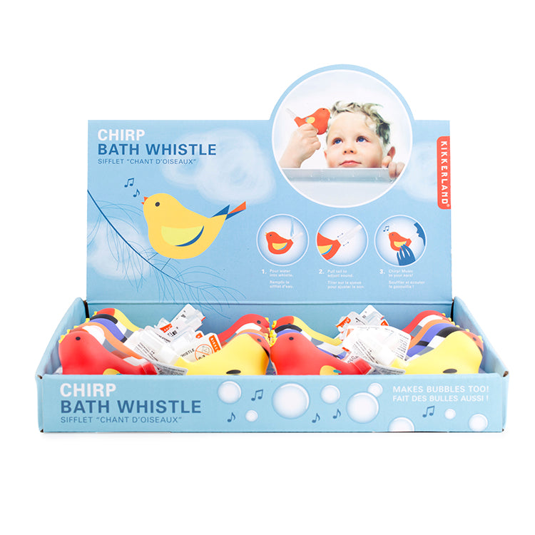 Kikkerland Home Bird Whistle Vogelpfeife Wasser Bade Spielzeug