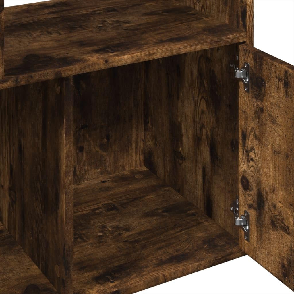 vidaXL Möbel Bücherregal Braun 70x36x189 cm Holzwerkstoff