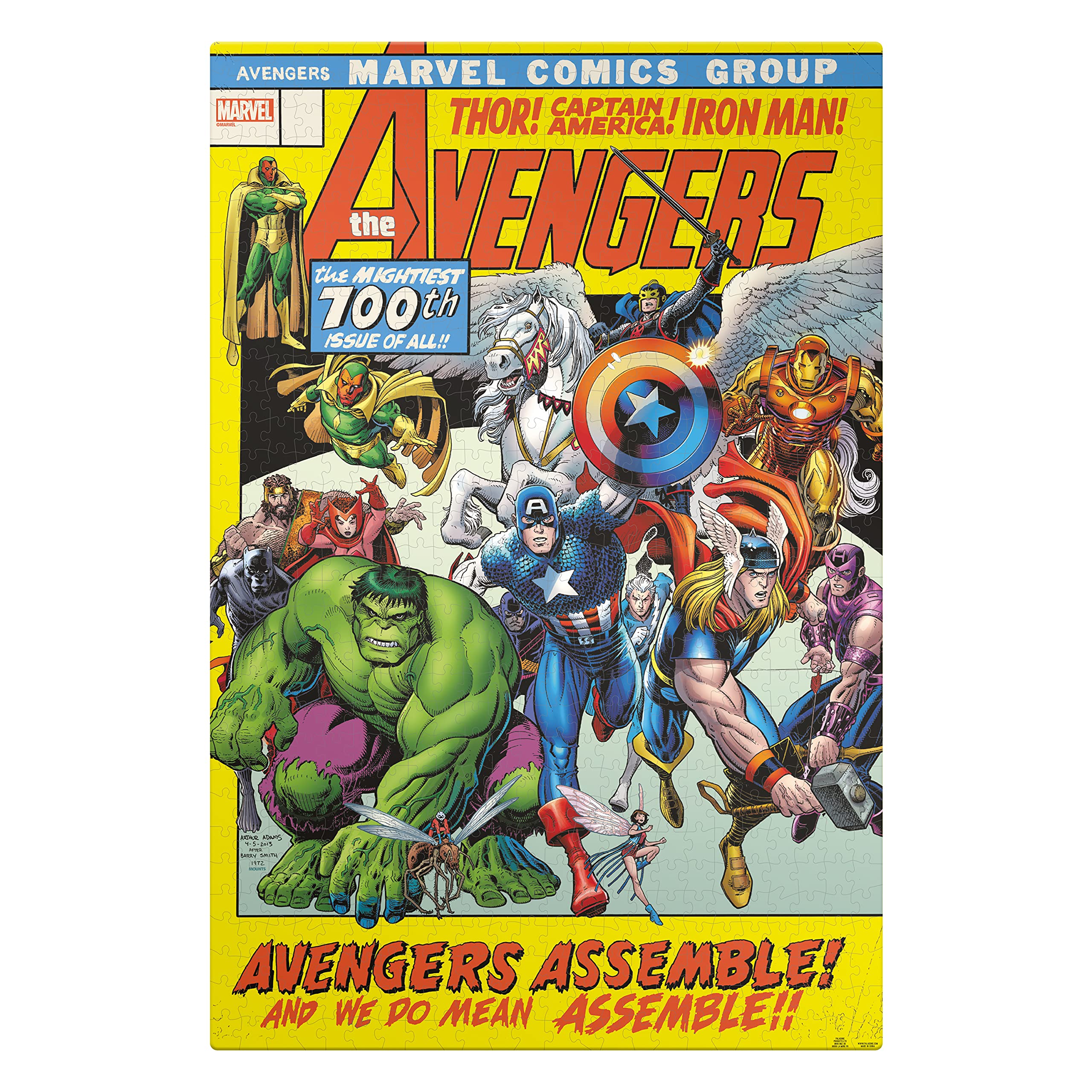 Paladone Marvel Comics Puzzle 750 Teile Avengers Dose