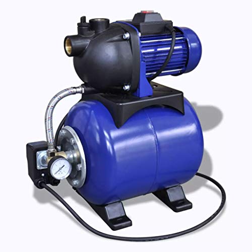 vidaXL Hauswasserwerk 1200 W 3700 L/h 19 L Tank