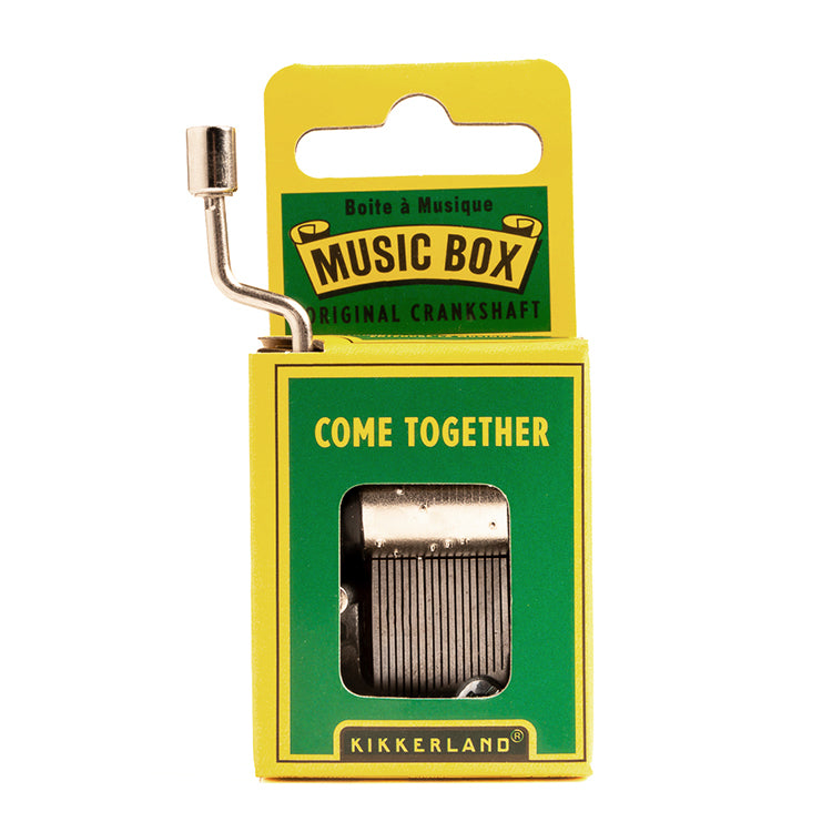 Kikkerland Play Come Together Music Box Spieluhr Kurbel