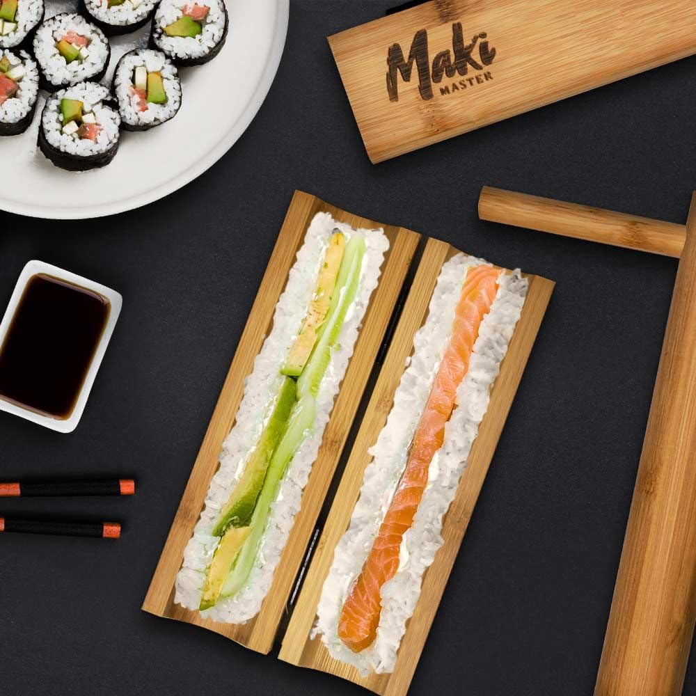 Mikamax Maki Master Sushi Maker Bambus DIY Sushi Set