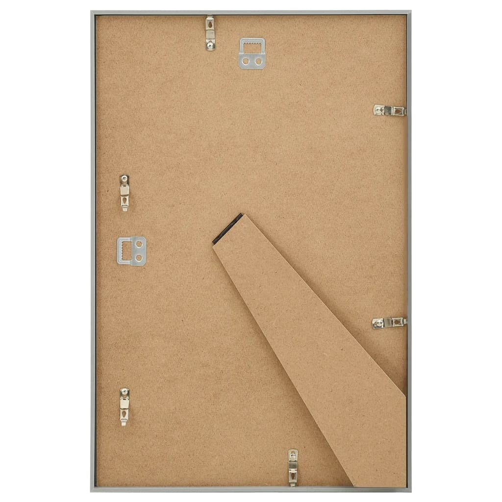 vidaXL Heim & Garten Bilderrahmen 5x 70x90cm Silber MDF Poster